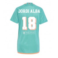 Maglia Calcio Inter Miami Jordi Alba #18 Terza Divisa Donna 2024-25 Manica Corta